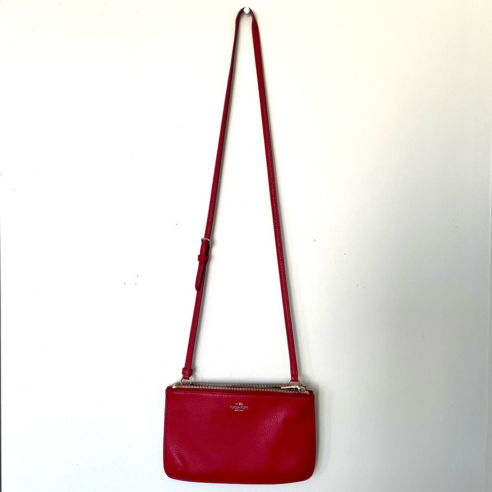 Coach Red Purse - Picture 6 of 6